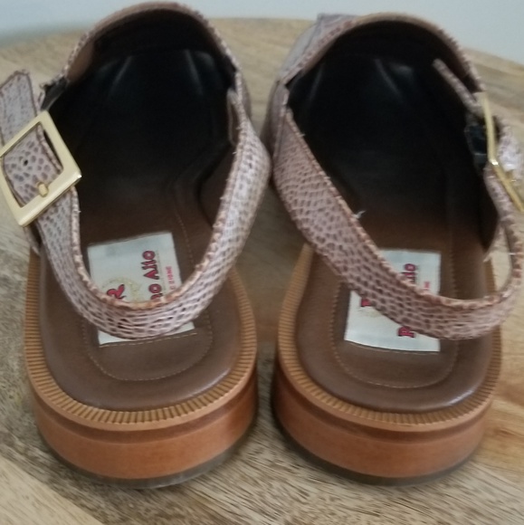 Vintage Ramo Alto leather size 9 sandal loafer - Picture 4 of 7